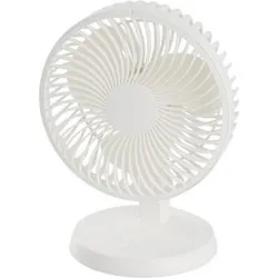 Compra VENTILADOR SOBREMESA 5 W - diametro 17 CM - BLANCO IMPORT 73212 al mejor precio
