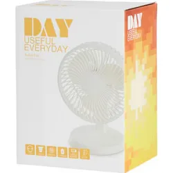 Compra VENTILADOR SOBREMESA 5 W - diametro 17 CM - BLANCO IMPORT 73212 al mejor precio