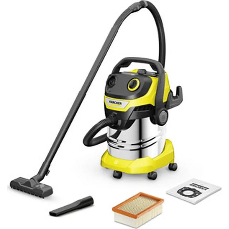 Compra ASPIRADOR SOLIDOS Y LIQUIDOS INOX WD 5 S 1100 W 25 L KARCHER 1.628-350.0 al mejor precio