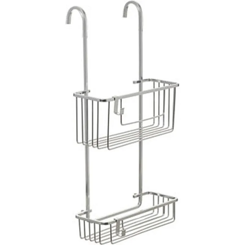 Compra CESTO DUCHA DOBLE CON COLGADOR PARA GRIFO 28 X 13,5 X 60 CM ALUMINIO TATAY 6604800 al mejor precio