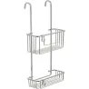 Compra CESTO DUCHA DOBLE CON COLGADOR PARA GRIFO 28 X 13,5 X 60 CM ALUMINIO TATAY 6604800 al mejor precio