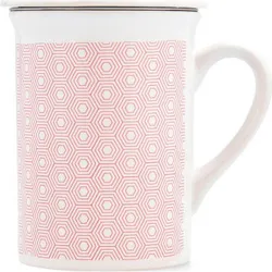 Compra MUG INFUSION PORCELANA CON FILTRO Y TAPA 33 CL COLORS SURTIDO NON 5424153 al mejor precio