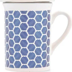 Compra MUG INFUSION PORCELANA CON FILTRO Y TAPA 33 CL COLORS SURTIDO NON 5424153 al mejor precio