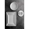 Compra BANDEJA PORCELANA PEARL BLANCA RECTANGULAR 17 X 23 CM NON 9004413 al mejor precio