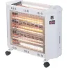 Compra ESTUFA CUARZO 4 BARRAS RUEDAS 2400 W - HUMIDIFICADOR - BLANCO BOX PLUS LX-2800L al mejor precio