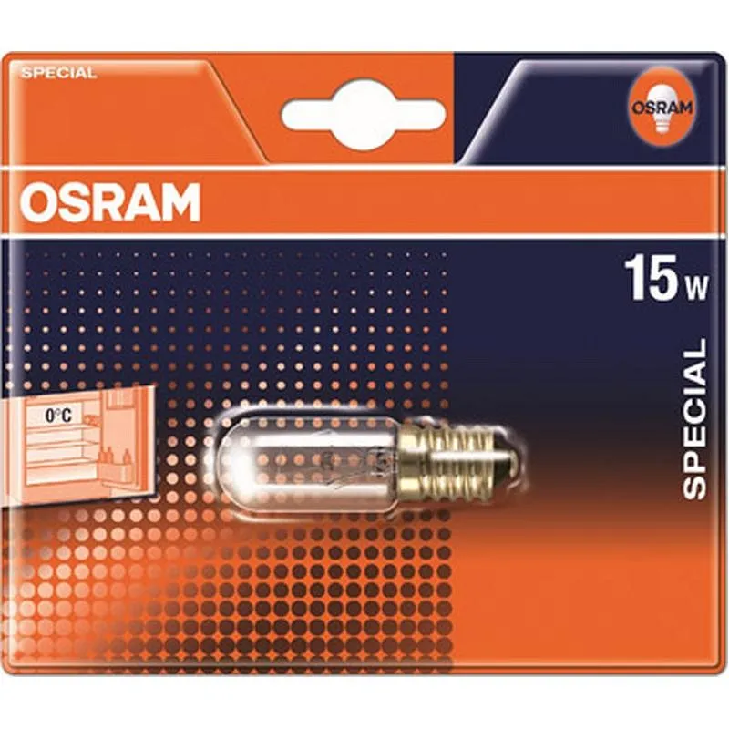 Compra BOMBILLA TUBULAR FRIGORIFICO E14 T16/54 CL15W OSRAM 792928 al mejor precio