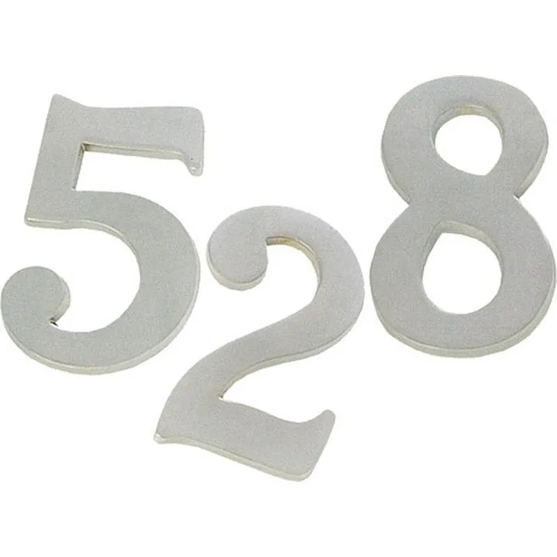 Compra NUMERO 9 LATON 100 MM CROMO MATE SICROM 3894020 al mejor precio