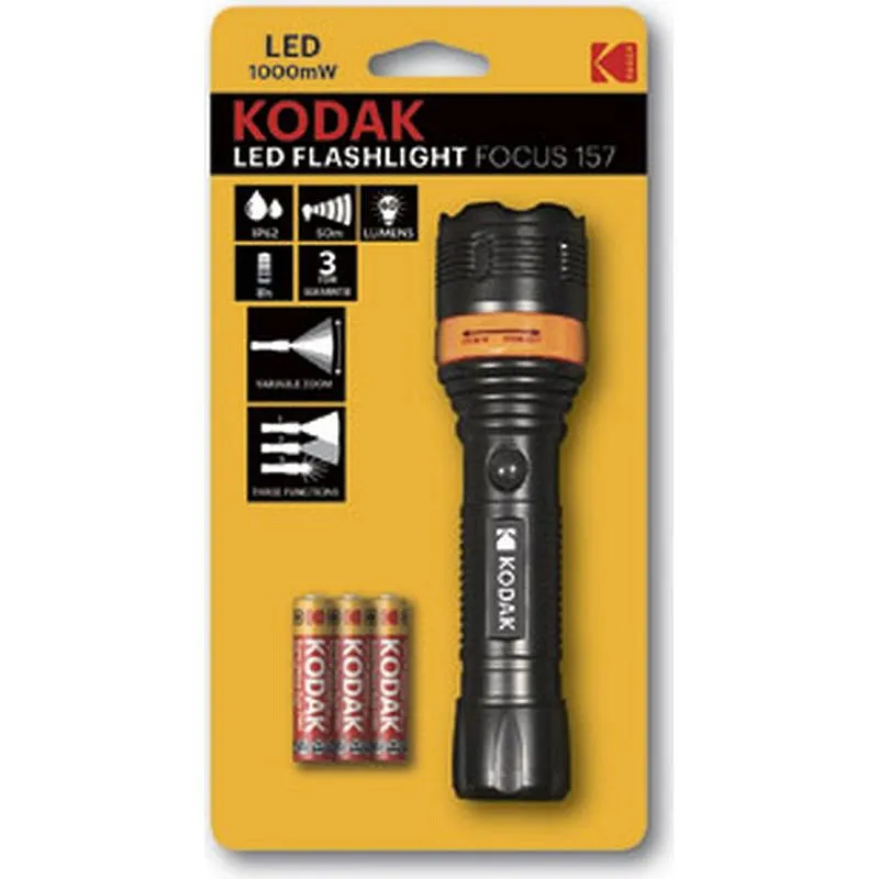 Compra LINTERNA LED FOCUS 157 60 LM 1 W KODAK 30413191 al mejor precio
