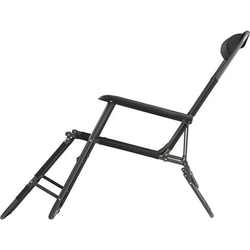 Compra SILLA RELAX GRIS OSCURO 178X60X95 CM IMPORT 89693 al mejor precio