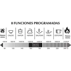 Compra PLACA DE COCINA INDUCCION 2100 W - 1 FUEGO JATA VIN145 al mejor precio