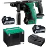 Compra MARTILLO SDS PLUS 18 V BRUSHLESS 3 MODOS, 2 BATERIAS 5,0 AH CON MALETIN HIKOKI DH18DBLWPZ al mejor precio