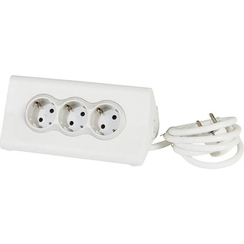 Compra BASE MULTIPLE CON SOPORTE TABLET 1,5M 3 TOMAS + USB A BLANCO LEGRAND 694810 al mejor precio