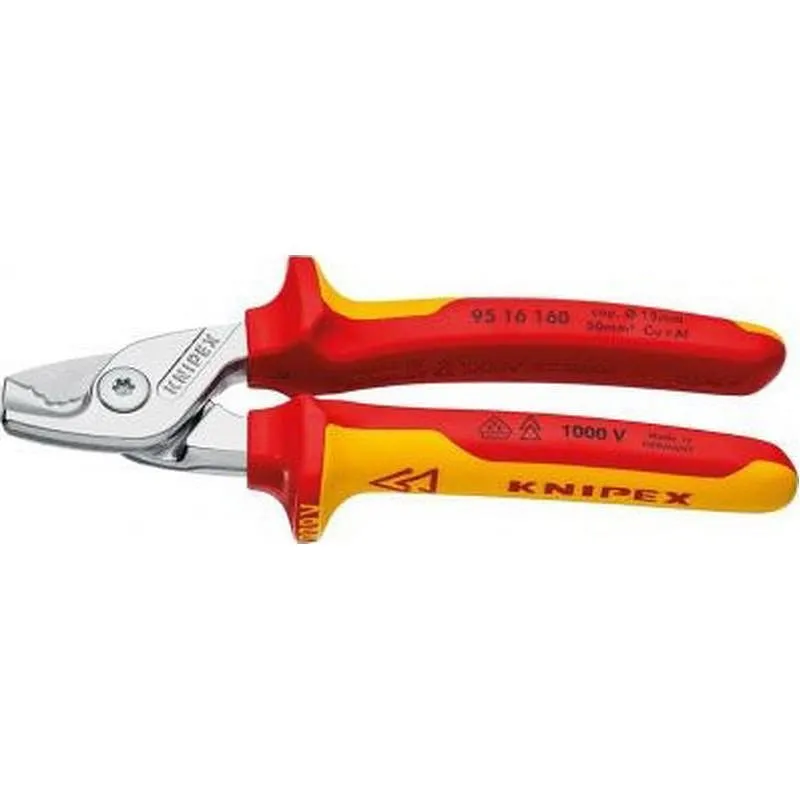 Compra ALICATE CORTACABLE ARTICULADO STEPCUT KNIPEX 95 16 160 al mejor precio