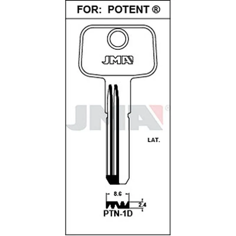 Compra LLAVE SEGURIDAD LATON PTN-1D JMA PTN-1D al mejor precio