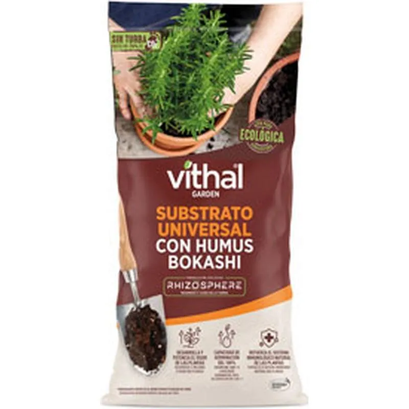 Compra SUBSTRATO UNIVERSAL SIN TURBA 20 L VITHAL VG24021021 al mejor precio