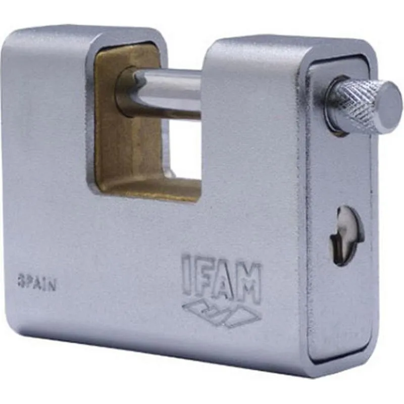 Compra CANDADO RECTANGULAR ARMOURED 60 60MM CROMADO IFAM 052060 al mejor precio