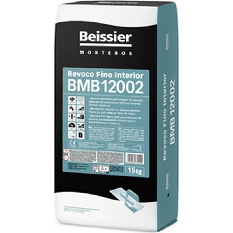 Compra MORTERO DE REVOCO FINO INTERIOR THERM IN BMB 12002 15 KG BEISSIER 70659-001 al mejor precio