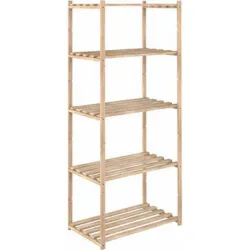 ESTANTERIA PINO NATURA 5...