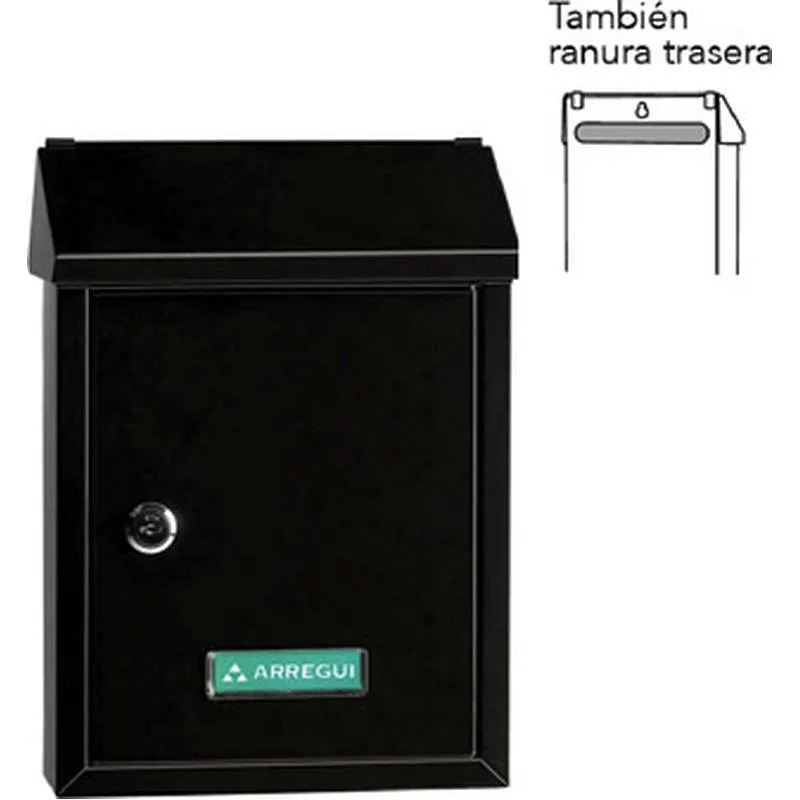 Compra BUZON EXTERIOR ACERO SMART NEGRO ARREGUI E5724 al mejor precio