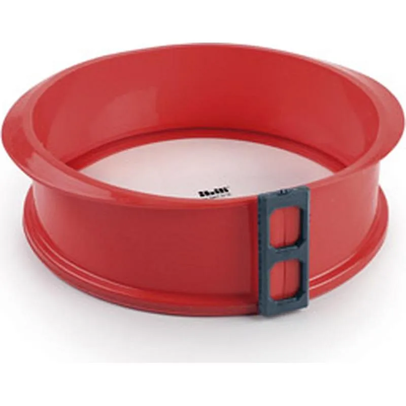 Compra MOLDE DESMONTABLE DE SILICONA CON BASE CRISTAL diametro 26 CM IBILI 875700 al mejor precio