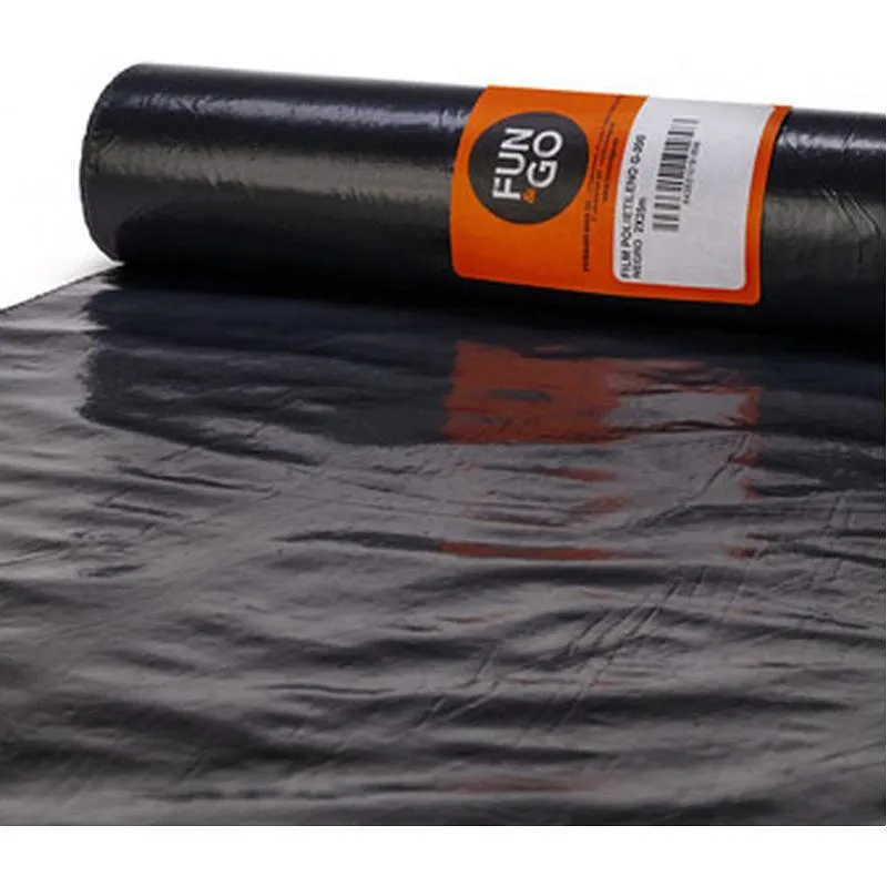 Compra PLASTICO POLIETILENO G-400 NEGRO 4 X 75 M PLEGADO A 1 M FUN&GO 80195 al mejor precio