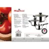 Compra BATERIA ACERO INOX TAPA CRISTAL INDUCCION FAMILY 5 PIEZAS MAGEFESA 01BXFAMIL05 al mejor precio