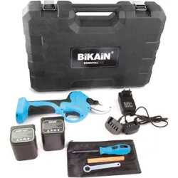 Compra TIJERA DE PODA A BATERIA 16,8 V 2,5 AH, INCLUYE CARGADOR, MALETIN Y 2 BATERÍAS BIKAIN BB001 al mejor precio