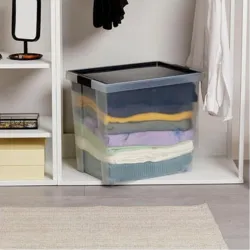 Compra CAJA MULTIUSOS NEW NEGRO 60 L TATAY 1157302 al mejor precio