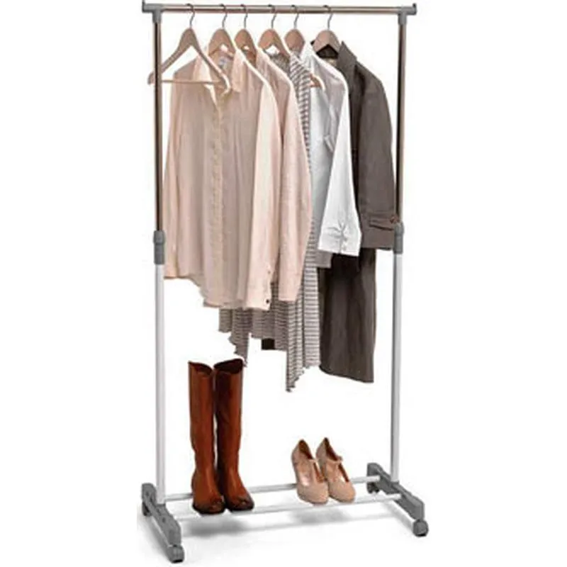 Compra PERCHERO CON RUEDAS 75 X 42 X 98-165 CM GRIS DOMO MAX 905005 al mejor precio