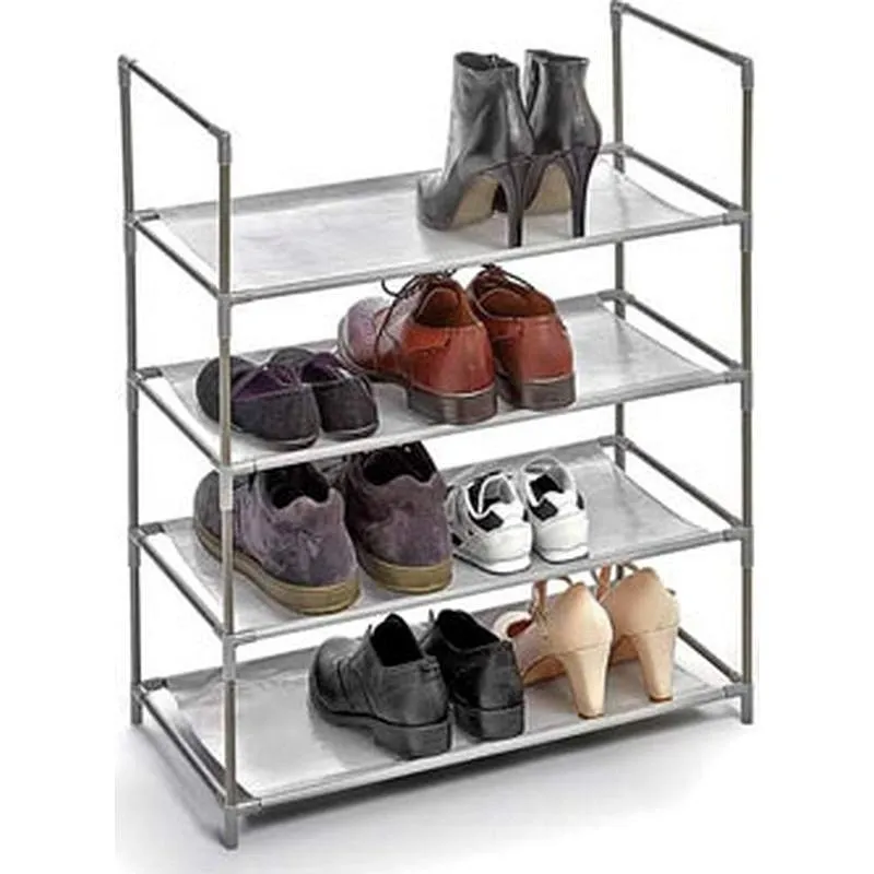 Compra ZAPATERO 4 BALDAS 58,5 X 28,5 X 70 CM GRIS DOMO MAX 905090 al mejor precio