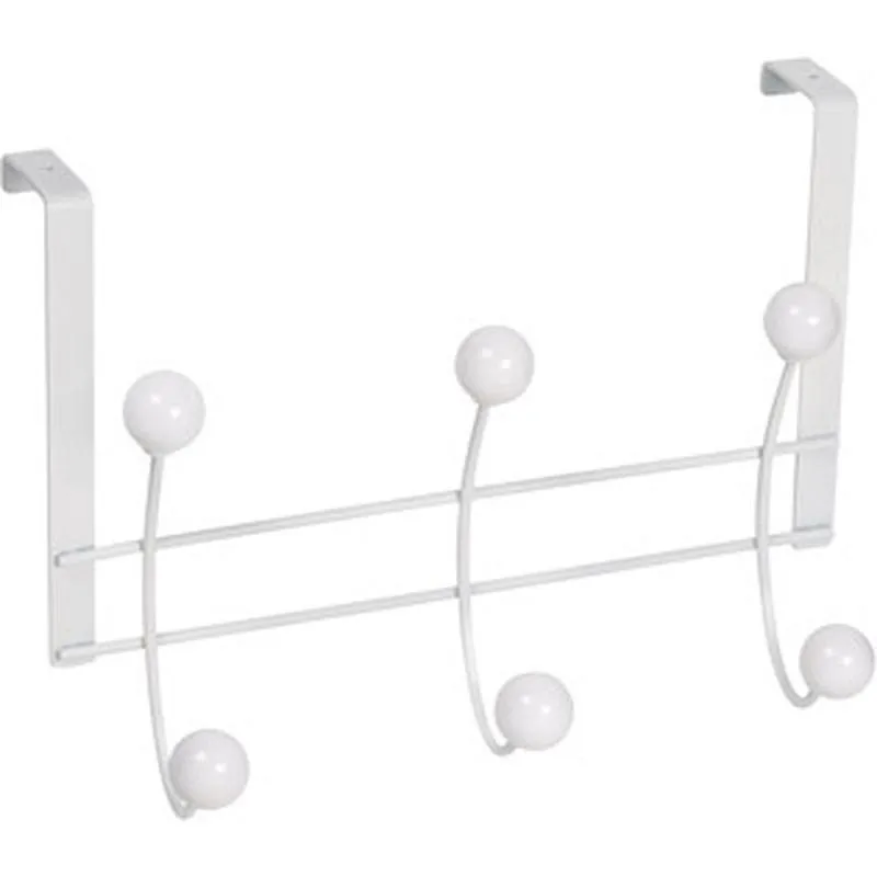 Compra PERCHA SOBREPUERTA BLANCA 6 BOLAS BLANCAS NESU 902BLBL6 al mejor precio