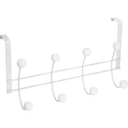 PERCHA SOBREPUERTA BLANCA 8...
