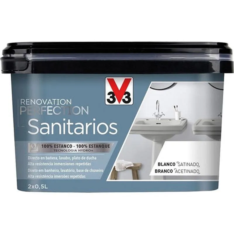 Compra PINTURA SANITARIOS RENOVATION PERFECTION 2 X 500 ML BLANCO V33 119669 al mejor precio