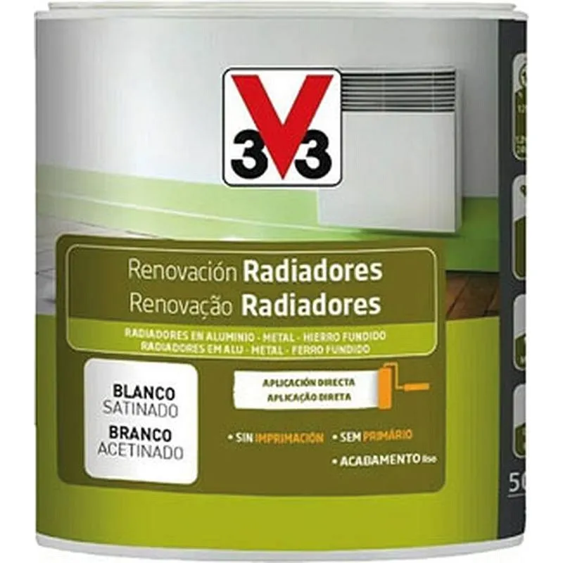 Compra ESMALTE RADIADORES RENOVATION PERFECTION SATINADO 500 ML BLANCO V33 119670 al mejor precio