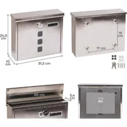 Compra BUZON EXTERIOR INOXIDABLE CHANCE ARREGUI E7107 al mejor precio