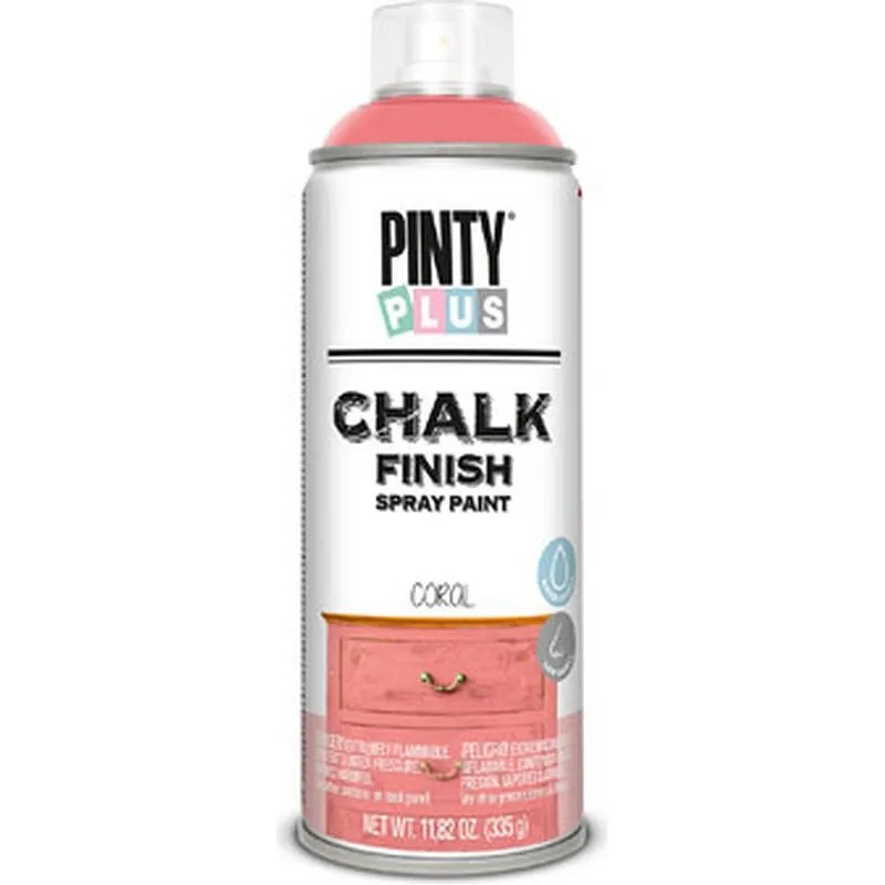 Compra PINTURA SPRAY CHALK 520 CC CORAL PINTYPLUS 827 al mejor precio