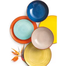 Compra VAJILLA 18 PZAS STONEWARE SURTIDA CARIBE COLORS NON 4926500 al mejor precio