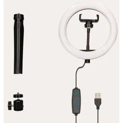 Compra KIT ARO LUZ LED CON TRIPODE PARA SMARTPHONE NON BXYOUTUB01 al mejor precio