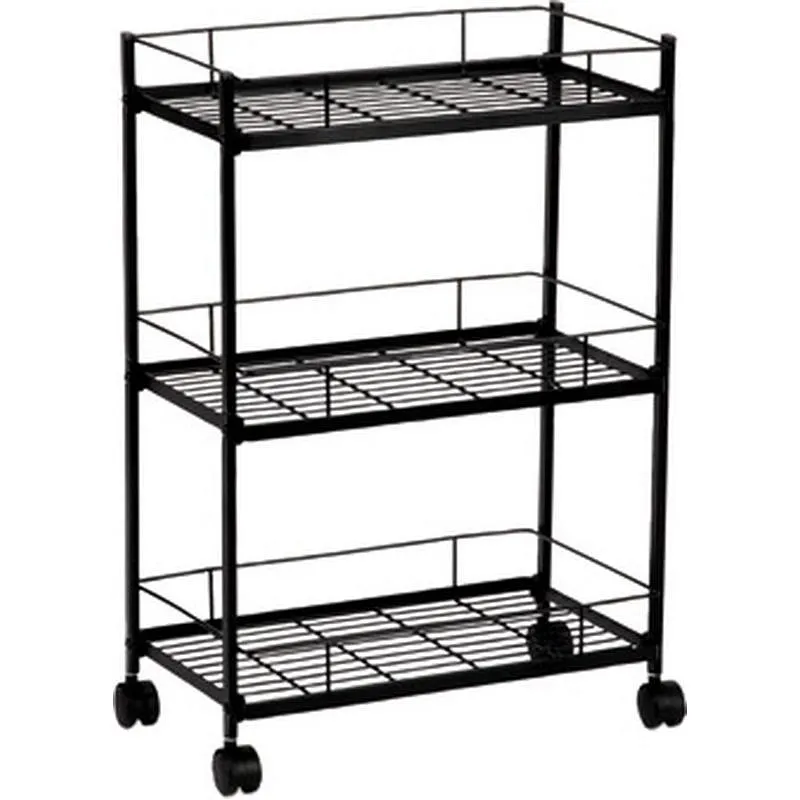 Compra CARRITO COCINA MULTIUSOS NEGRO ANDREA CC72095 al mejor precio