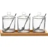 Compra AZUCARERO TRIPLE BASE MADERA SET 3U ANDREA MS72000 al mejor precio