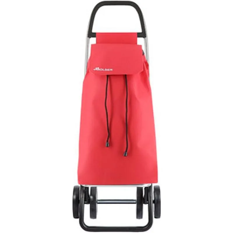 Compra CARRO COMPRA 4 RUEDAS SAQUET LN 4 ROJO ROLSER SAQ056 ROJO al mejor precio