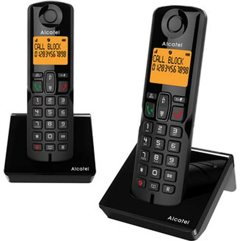 Compra TELEFONO INALAMBRICO S280 DUO NEGRO ALCATEL ALS280DUO al mejor precio