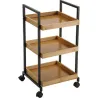 Compra CARRO MULTIUSOS 3 ESTANTERIAS BAMBU 37,5 X 34 X 70 CM NON 21810007 al mejor precio