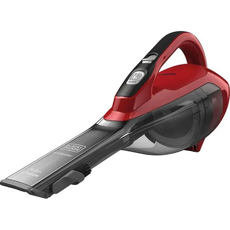 Compra ASPIRADOR RECOGETODO 10,8 V ROJO TRANSPARENTE BLACK & DECKER DVA-315-J al mejor precio