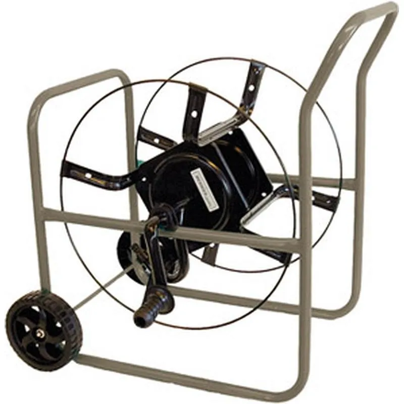 Compra CARRO PORTAMANGUERA METALICO PROFESIONAL 70 M diametro 15 MM IRONSIDE GARDEN 500343 al mejor precio