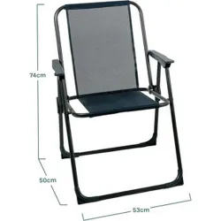 Compra SILLON PLAYA PLEGABLE BIKA TEXALINE AZUL OSCURO IMPORT FAUTPL045 al mejor precio