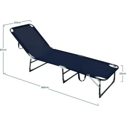 Compra CAMA PLEGABLE ZARIA TEXALINE AZUL OSCURO IMPORT TRANSA100 al mejor precio