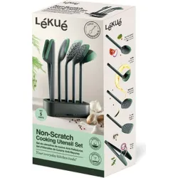 Compra UTENSILIOS DE COCINA NYLON SILICONA + BASE SET 5 U 0207000SURU220 al mejor precio