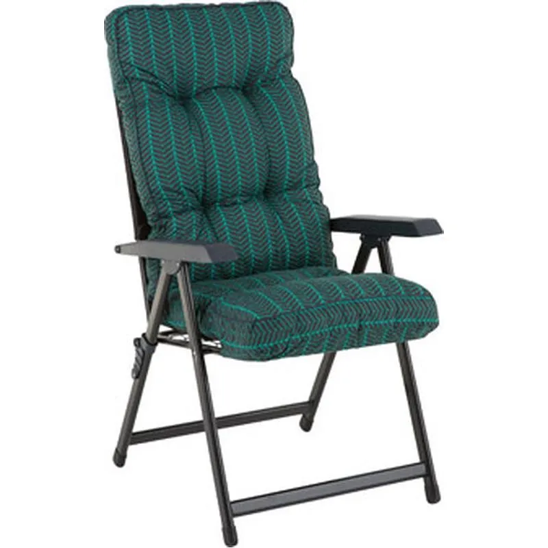 Compra SILLON PLEGABLE ALBA 7 POSICIONES GRIS/VERDE IMPORT NT128706 al mejor precio