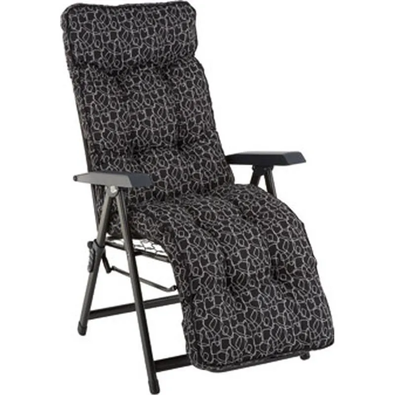 Compra TUMBONA PLEGABLE ALBA 7 POSICIONES ANTRACITA IMPORT NT128707 al mejor precio